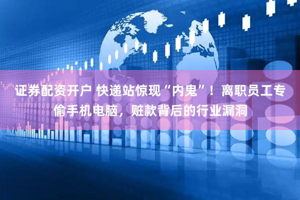 证券配资开户 快递站惊现“内鬼”！离职员工专偷手机电脑，赃款背后的行业漏洞