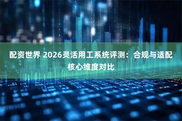 配资世界 2026灵活用工系统评测：合规与适配核心维度对比