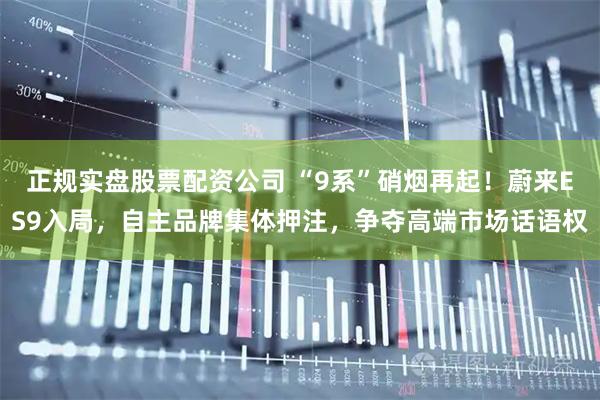 正规实盘股票配资公司 “9系”硝烟再起！蔚来ES9入局，自主品牌集体押注，争夺高端市场话语权